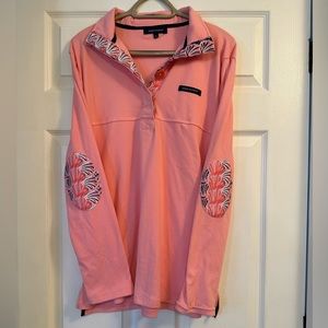 Pink long sleeve Simply Southern top